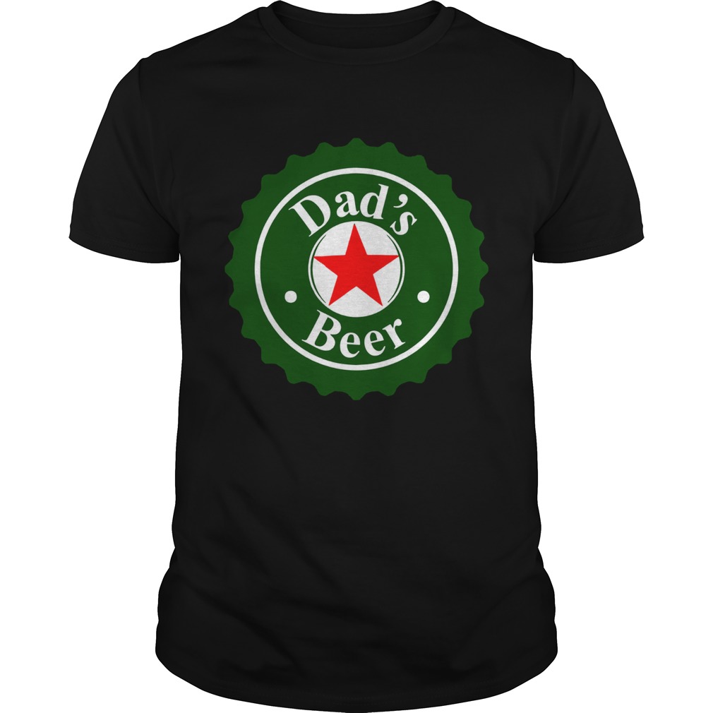 Dads Beer Heineken logo parody shirt