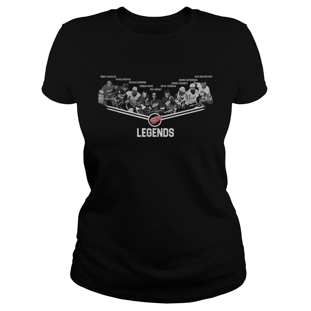 Detroit Red Wings Legends team player Classic Ladies