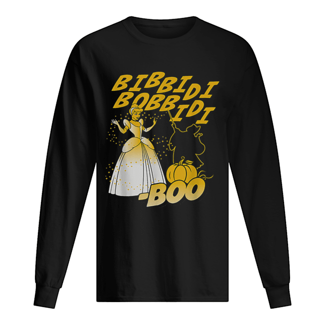 Disney Cinderella Bibbidi Bobbidi Boo Halloween Long Sleeved T-shirt 