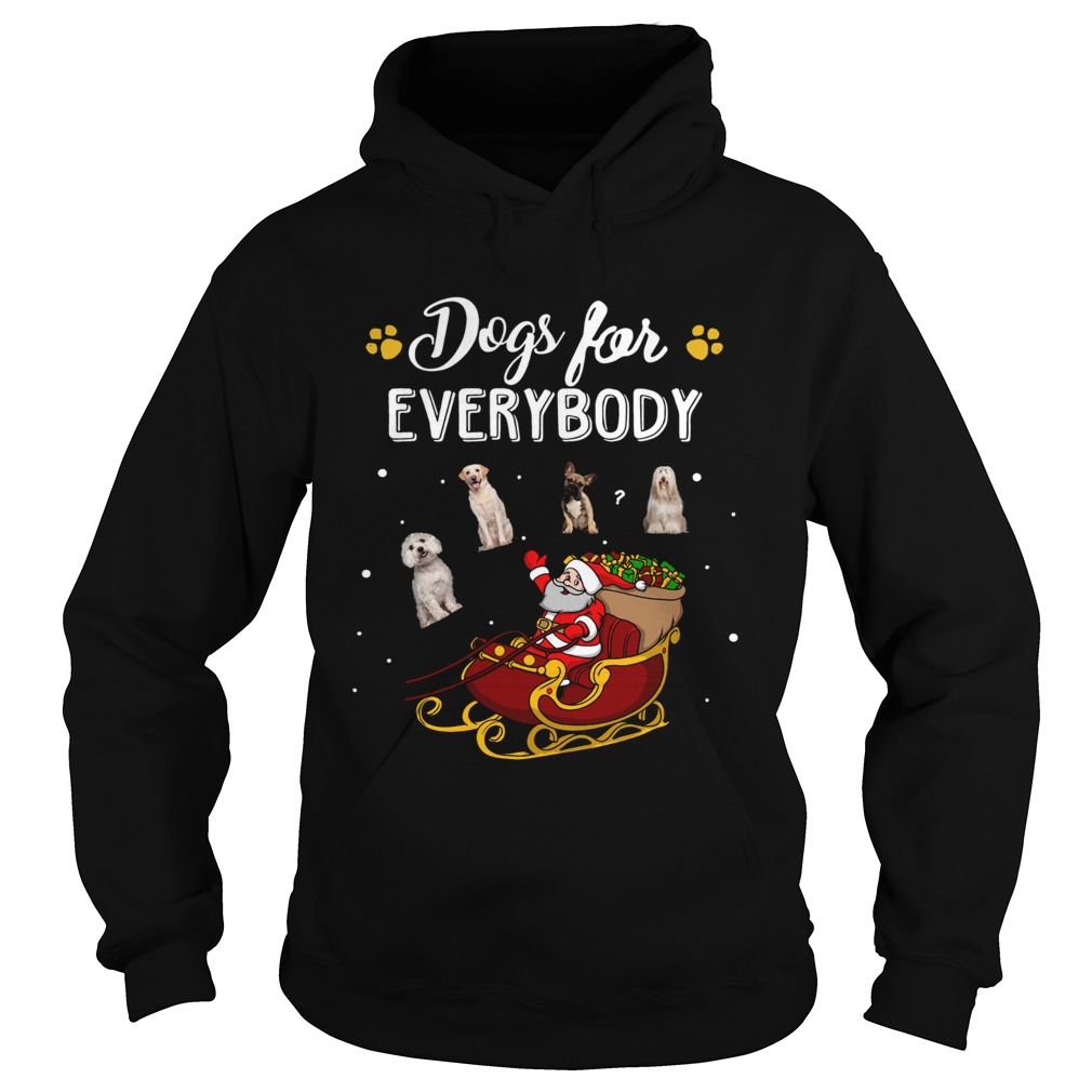 Dogs for everybody Santa Claus Christmas Hoodie