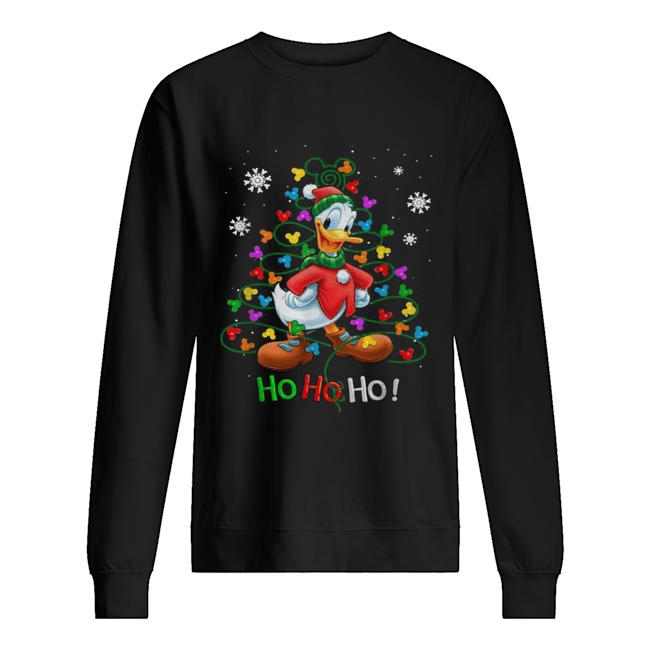 Donald duck Ho Ho Ho Christmas Unisex Sweatshirt