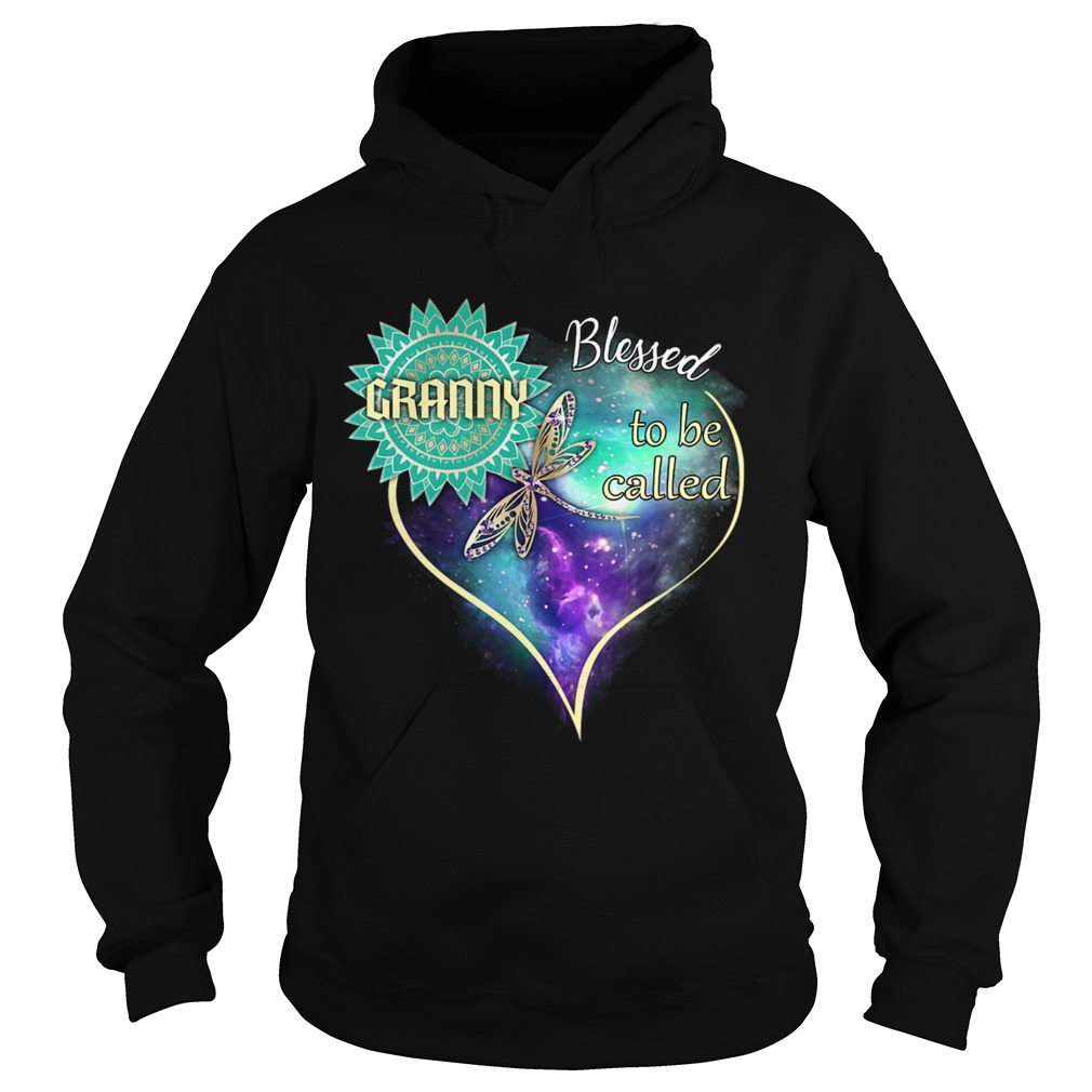 Dragonfly Blessed To Be Called Granny TShirt Hoodie