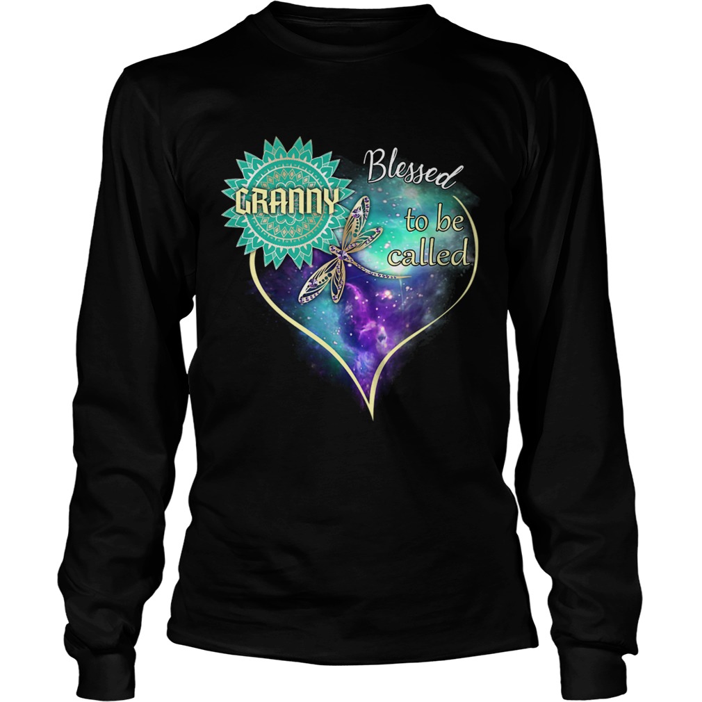 Dragonfly Blessed To Be Called Granny TShirt LongSleeve