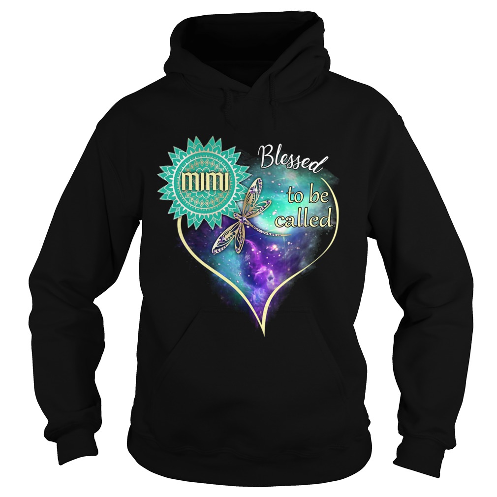 Dragonfly Blessed To Be Called Mimi TShirt Hoodie