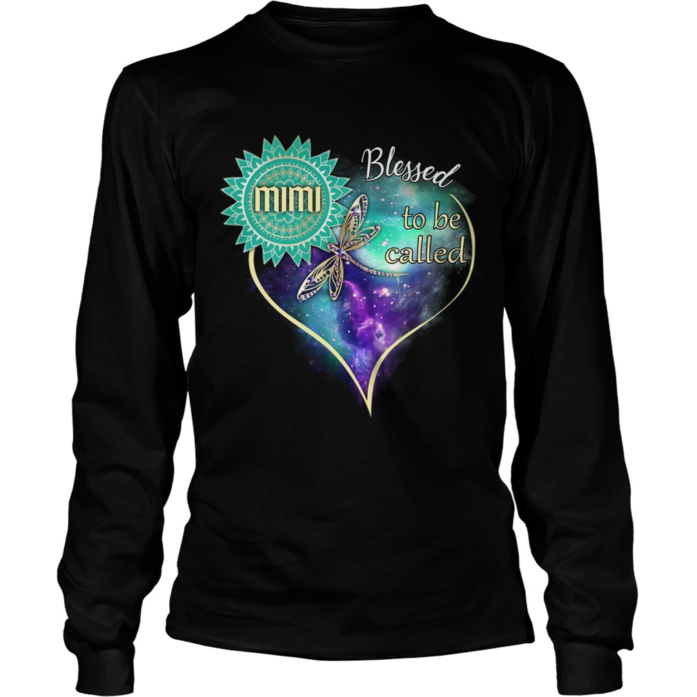 Dragonfly Blessed To Be Called Mimi TShirt LongSleeve