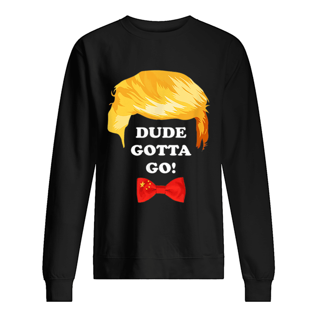 Dude Gotta Go Kamala Halloween Trump Unisex Sweatshirt