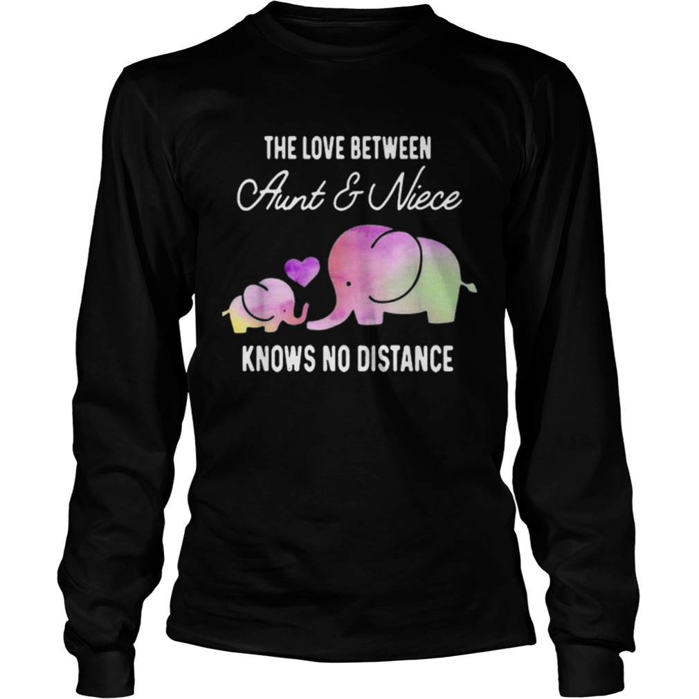 Elephants the love between aunt and niece knows no distance LongSleeve