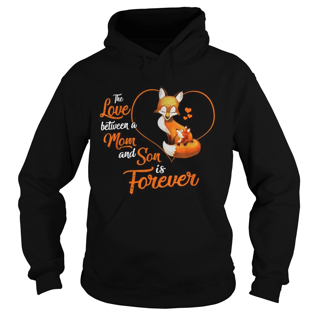 Fox the love between a Mom and Son is forever Hoodie