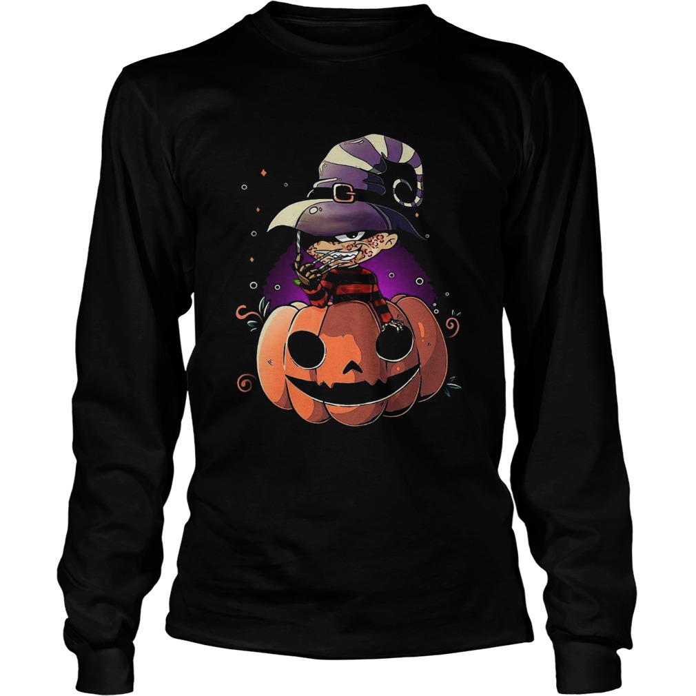 Freddy Krueger chibi on pumpkin halloween LongSleeve