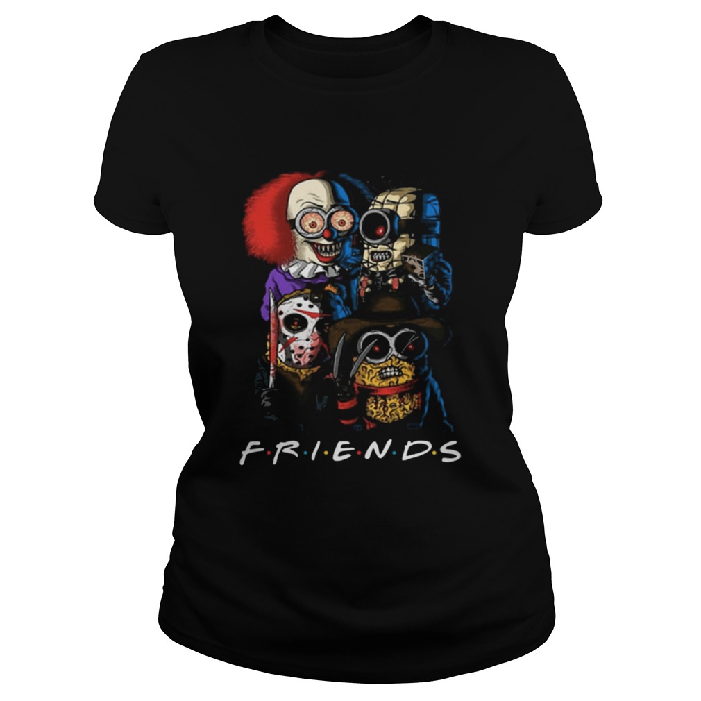 Friends Minions horror movie characters Classic Ladies
