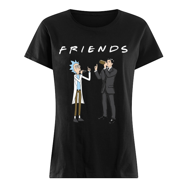Friends Rick and Archer Drinking Classic Women's T-shirt