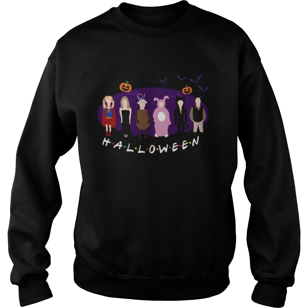 Friends characters in Halloween costumes Sweatshirt
