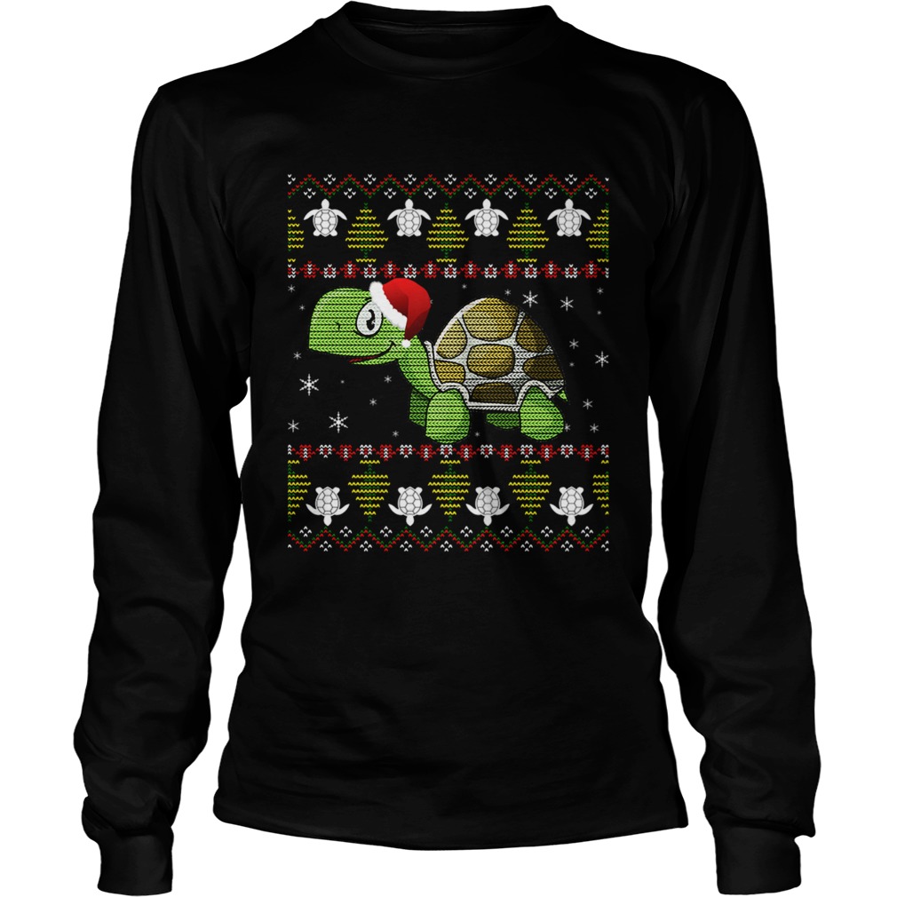 Funny Turtle Ugly Christmas for Kids and adults TShirt LongSleeve
