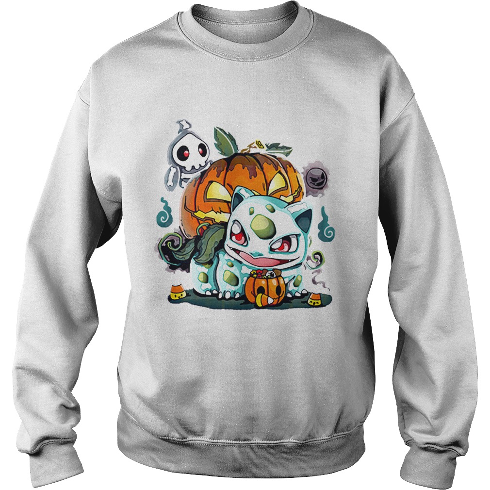 Fushigidane Dia De Los Bulbos Halloween Sweatshirt