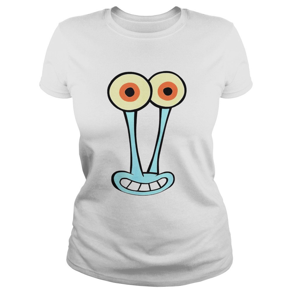 Gary Halloween Snail Group Costume Cartoon Face Funny Shirt Classic Ladies