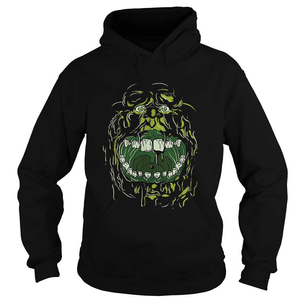 Ghostbusters Slimer Face Halloween Costume Graphic Hoodie
