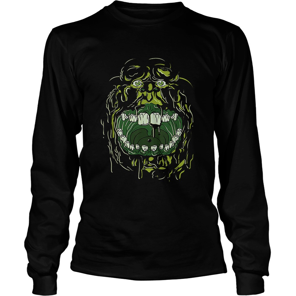 Ghostbusters Slimer Face Halloween Costume Graphic LongSleeve