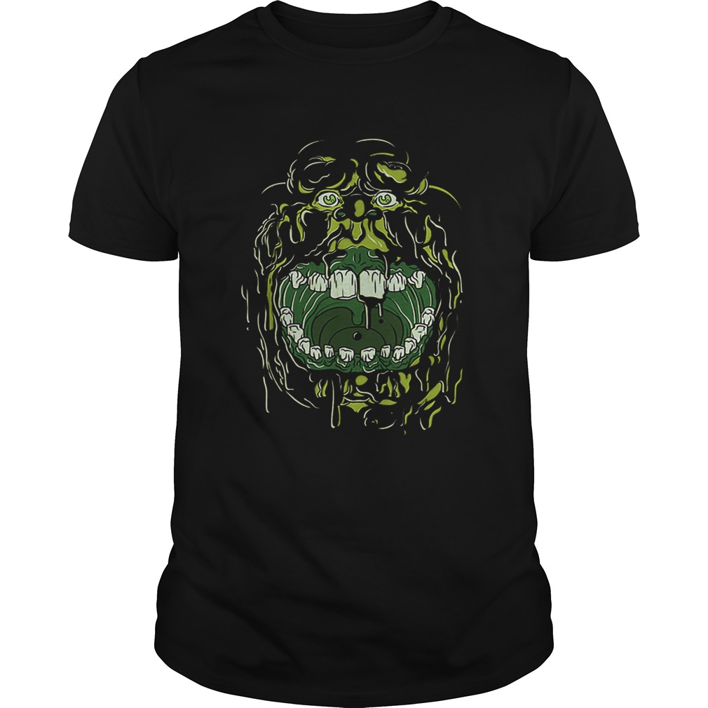 Ghostbusters Slimer Face Halloween Costume Graphic shirt