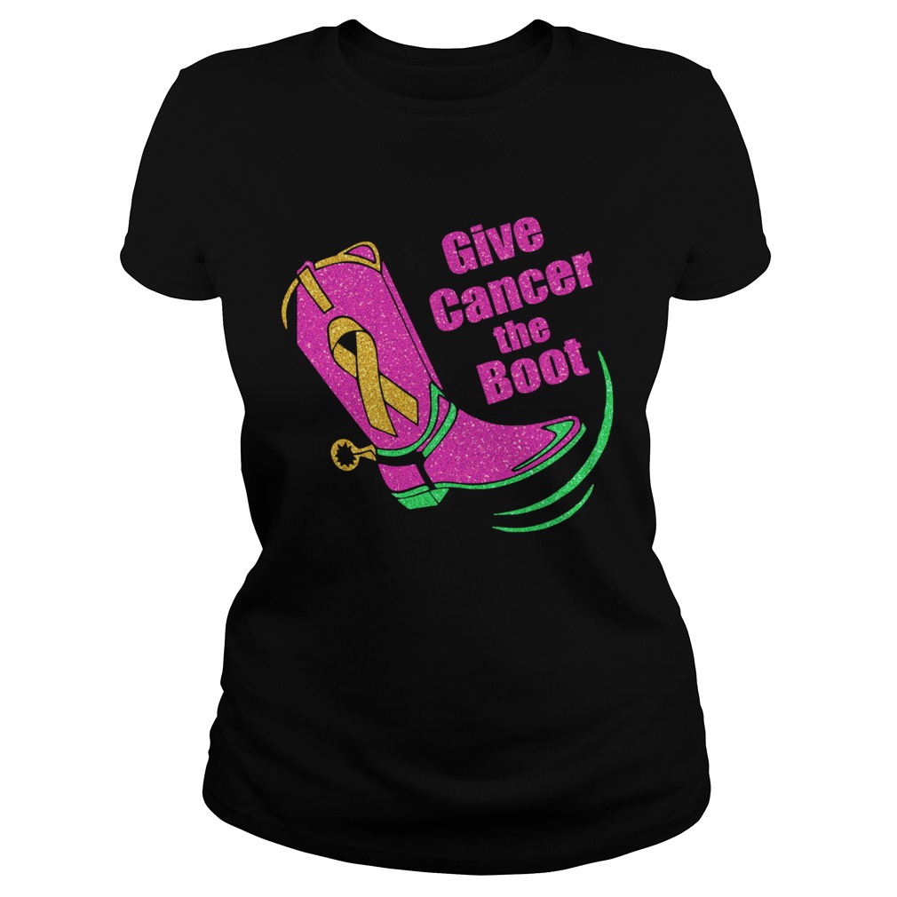 Give cancer the boot Classic Ladies