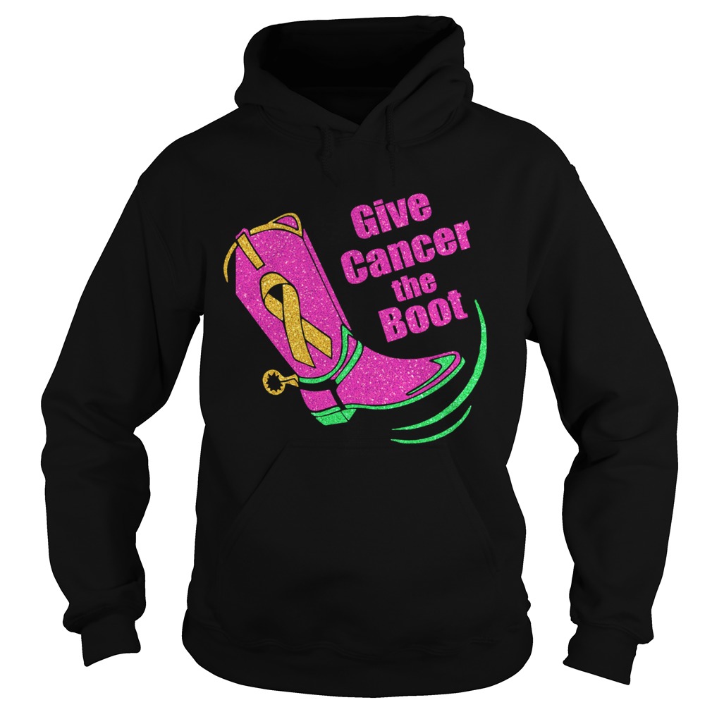 Give cancer the boot Hoodie