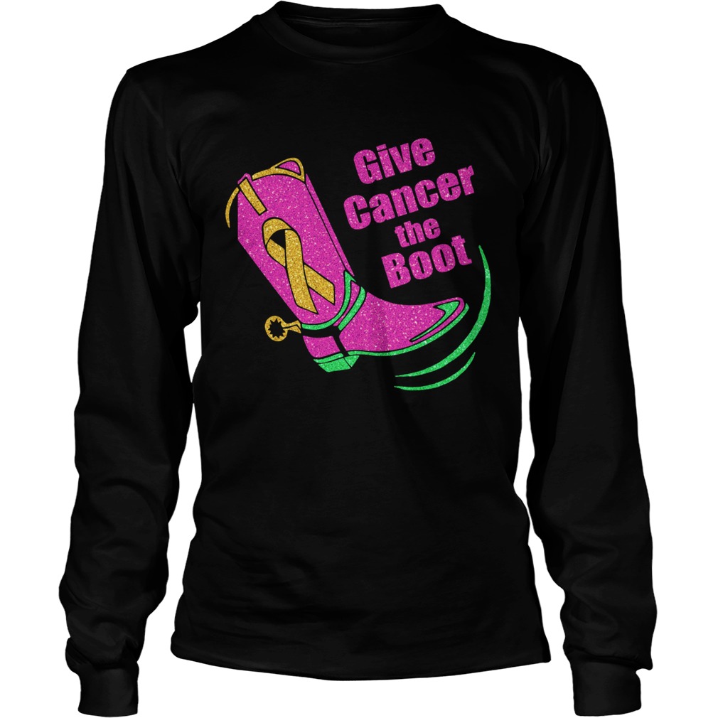 Give cancer the boot LongSleeve