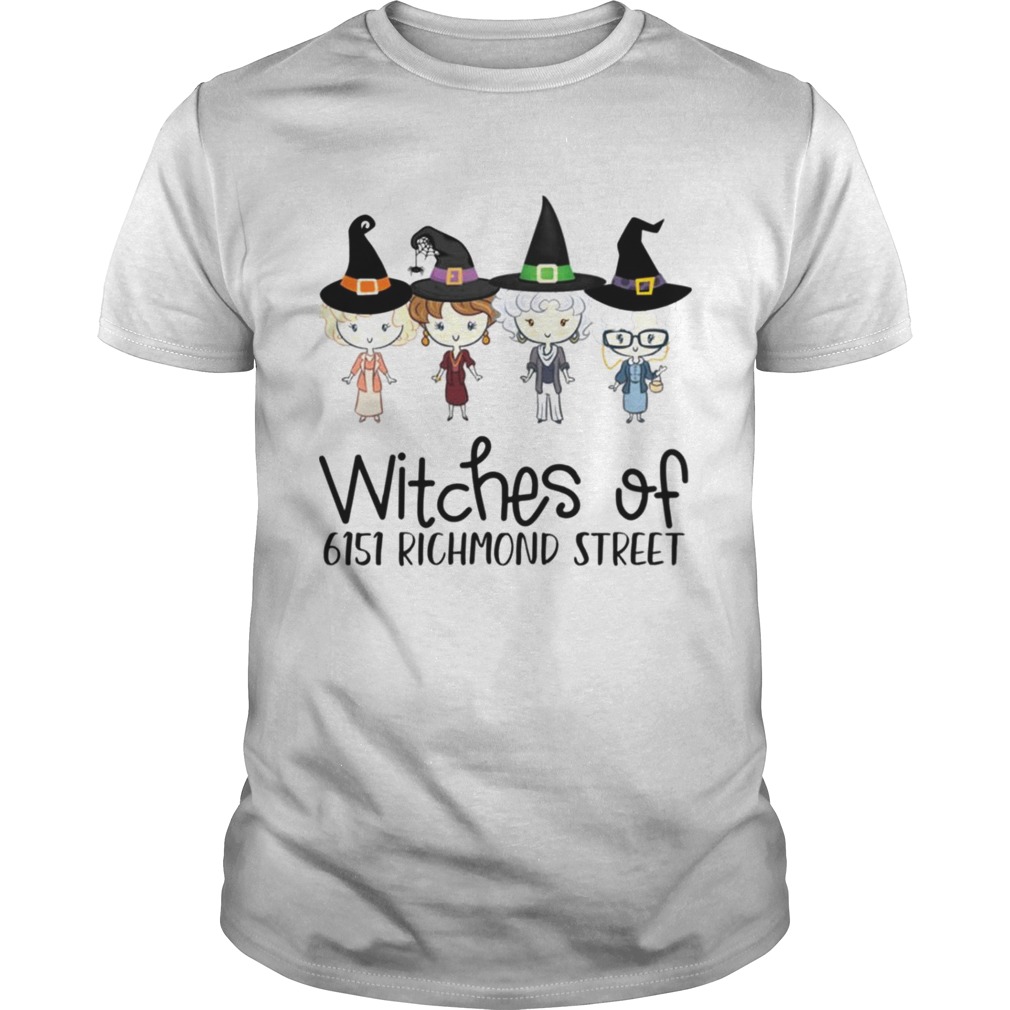 Golden Girls Witches of 6151 Richmond street Halloween shirt