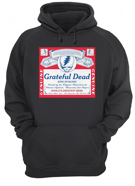 Grateful Dead king of bands Genuine world’s greatest band Unisex Hoodie