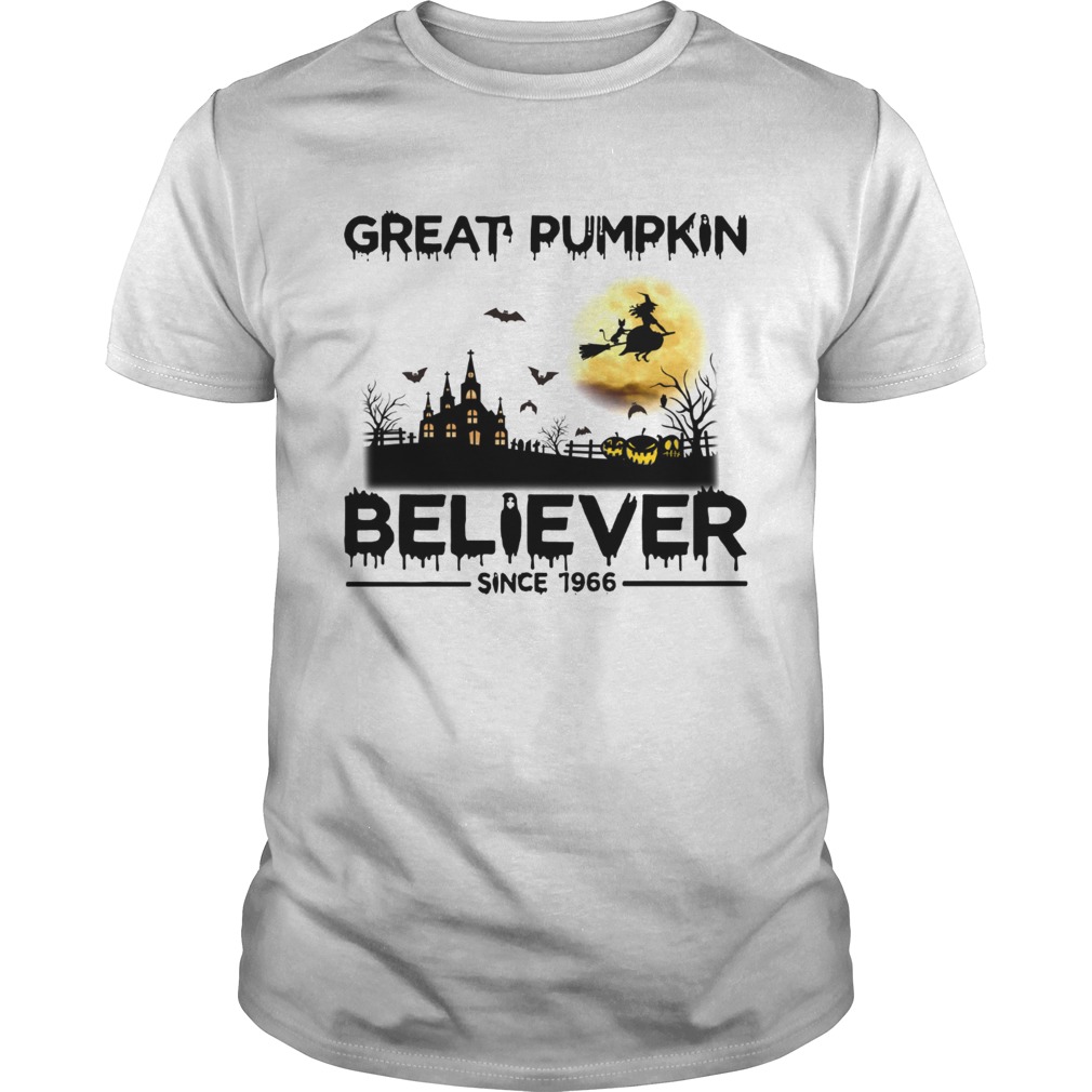Great Pumpkin Believer Since 1966 halloween shirt