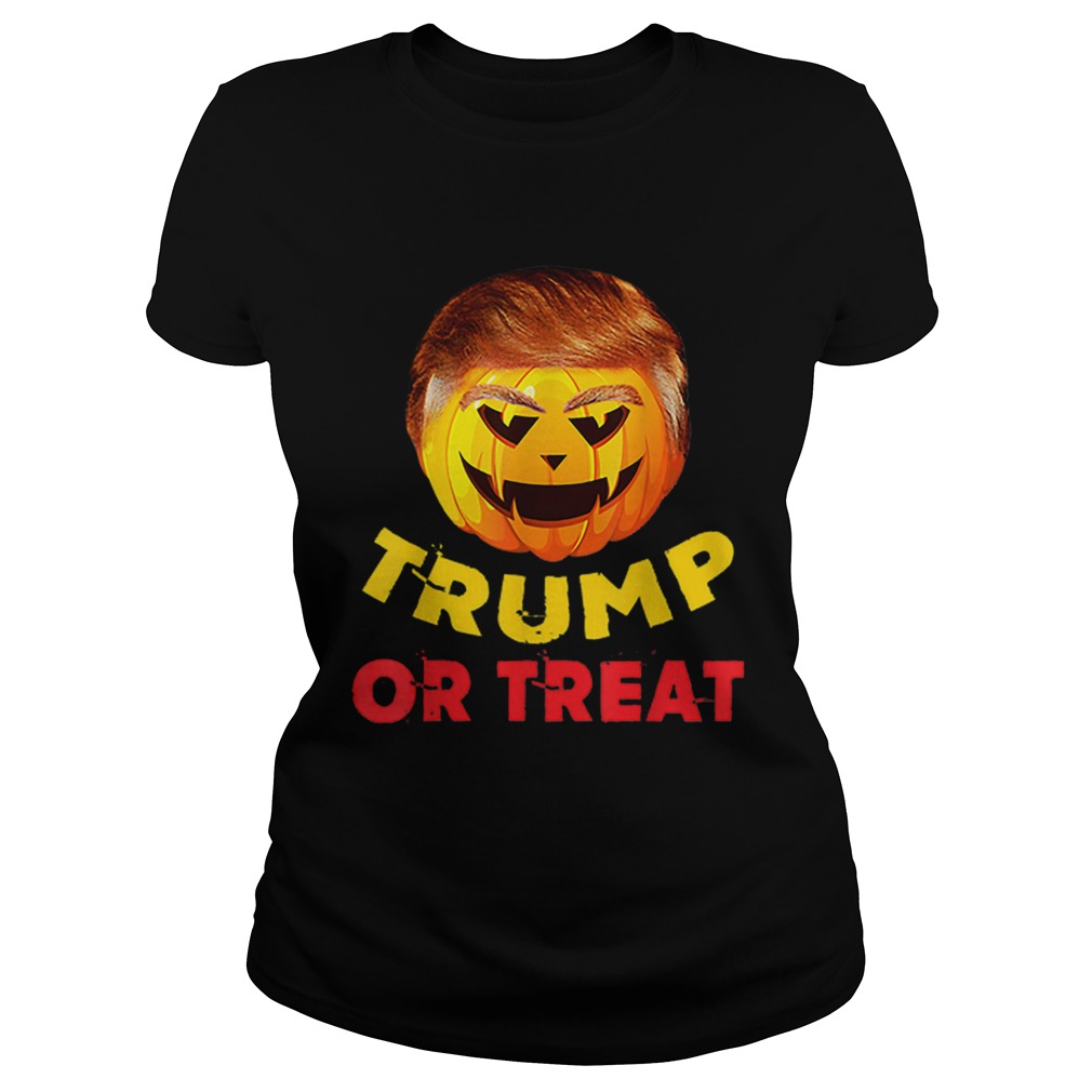Great Pumpkin Trump or Treat Gift for Halloween Classic Ladies
