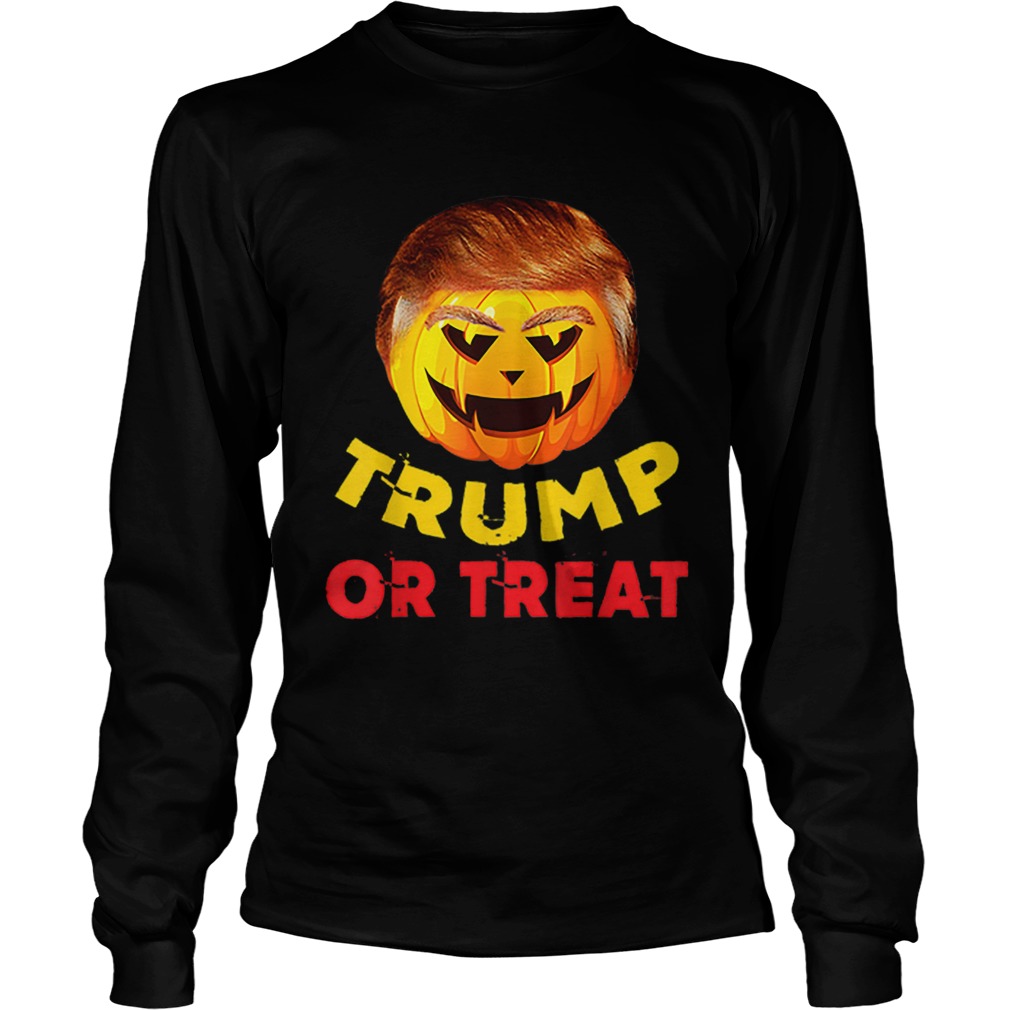 Great Pumpkin Trump or Treat Gift for Halloween LongSleeve