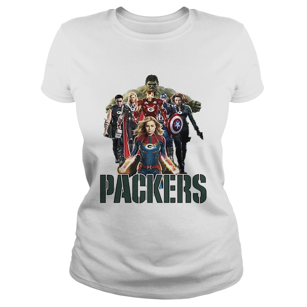 Green Bay Packers Avengers Endgame Characters Marvel Classic Ladies