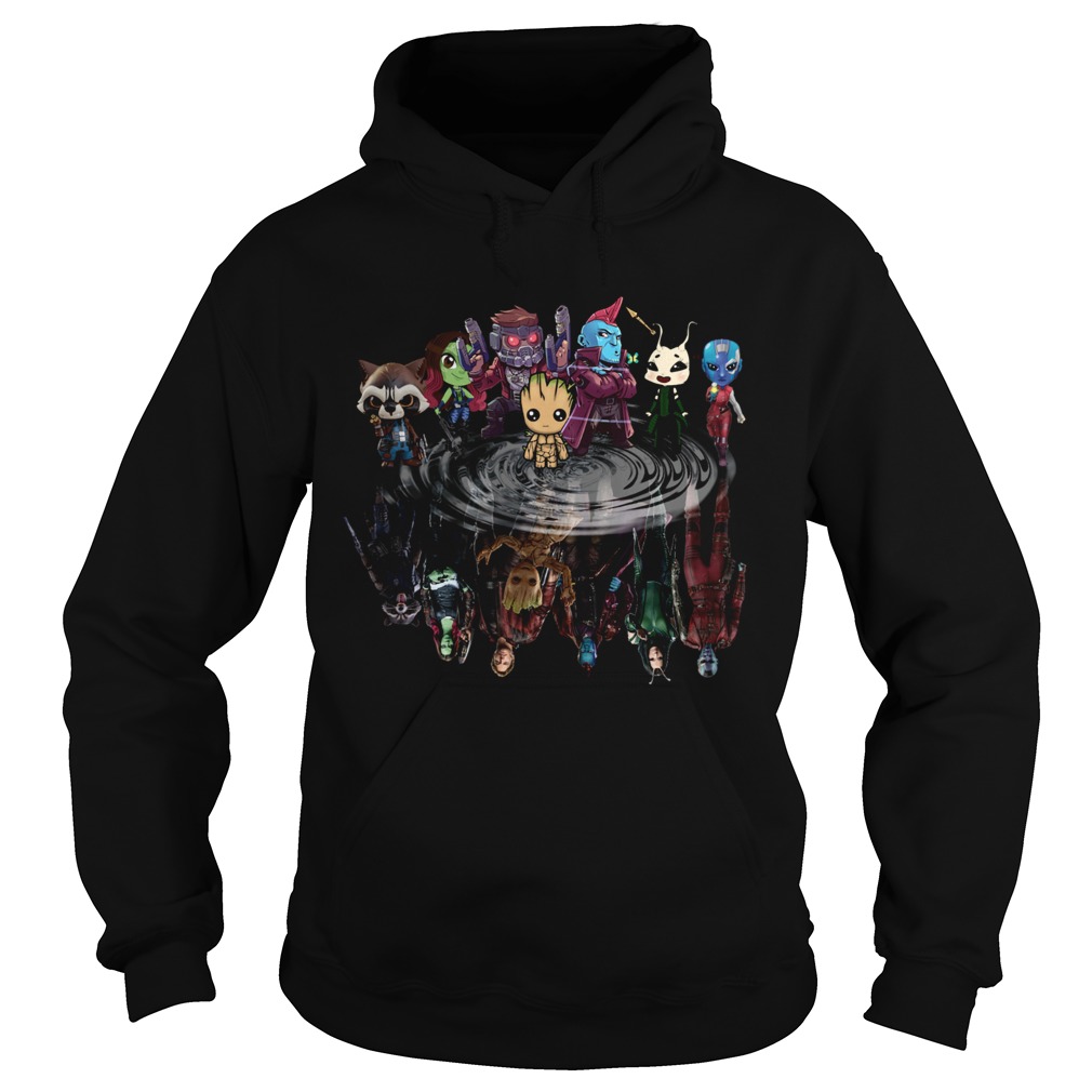 Guardians of the Galaxy mirror reflection Hoodie