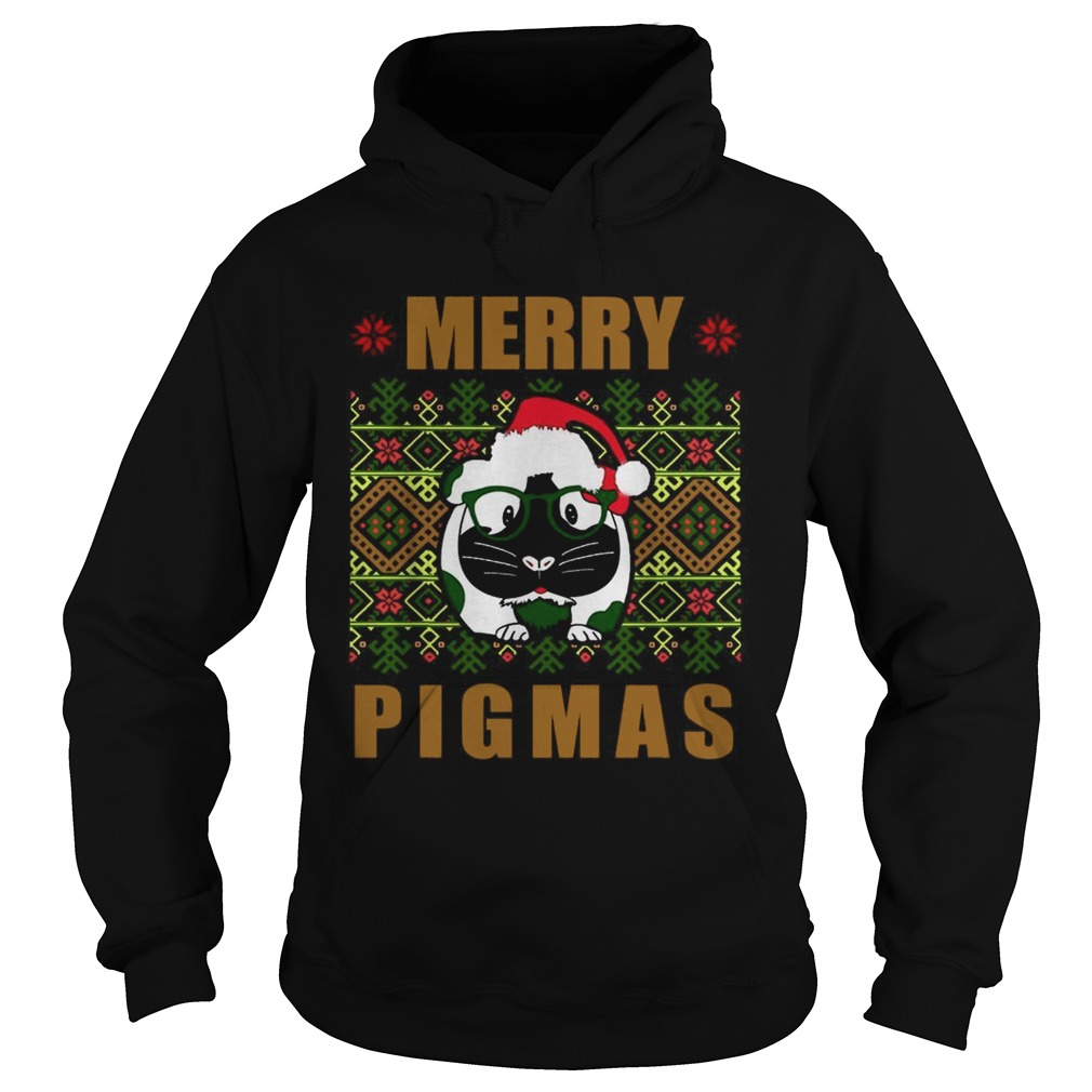 Guinea pig Merry Pigmas ugly Christmas Hoodie