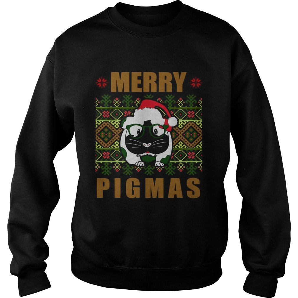 Guinea pig Merry Pigmas ugly Christmas Sweatshirt