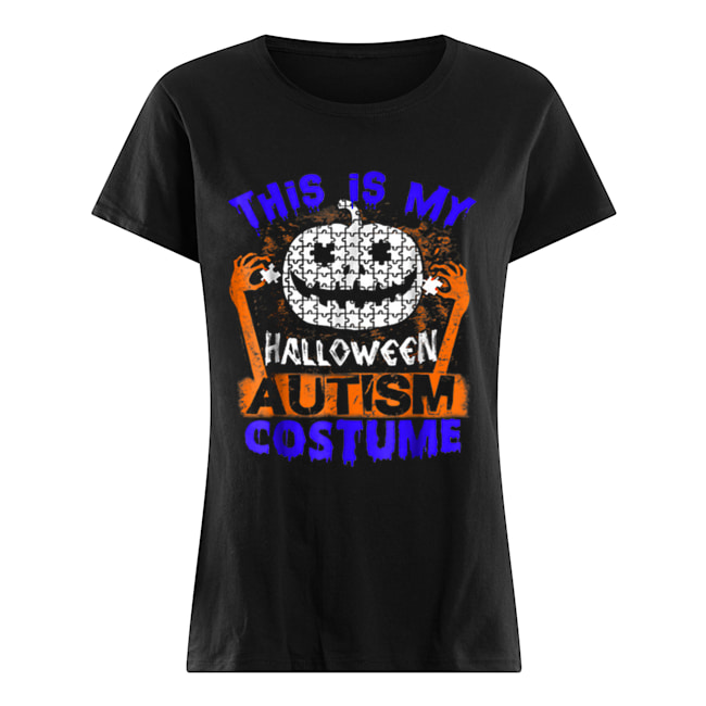 Halloween Autism Costume Classic Women's T-shirt