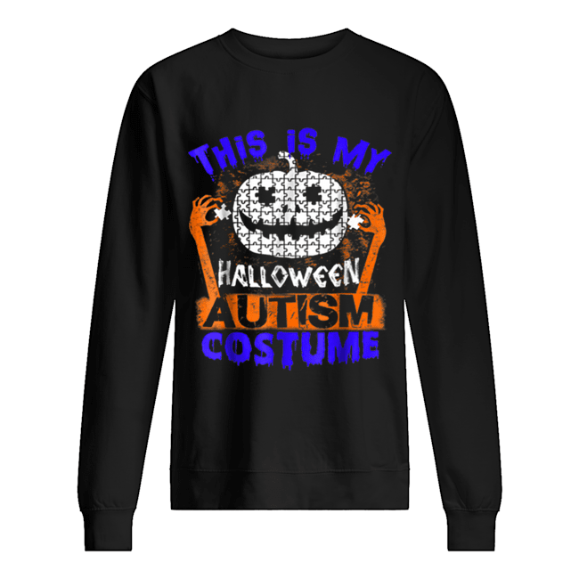 Halloween Autism Costume Unisex Sweatshirt