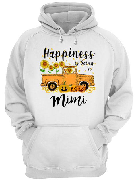 Halloween Car Pumpkin Happiness Is Being A Mimi T-Shirt Unisex Hoodie