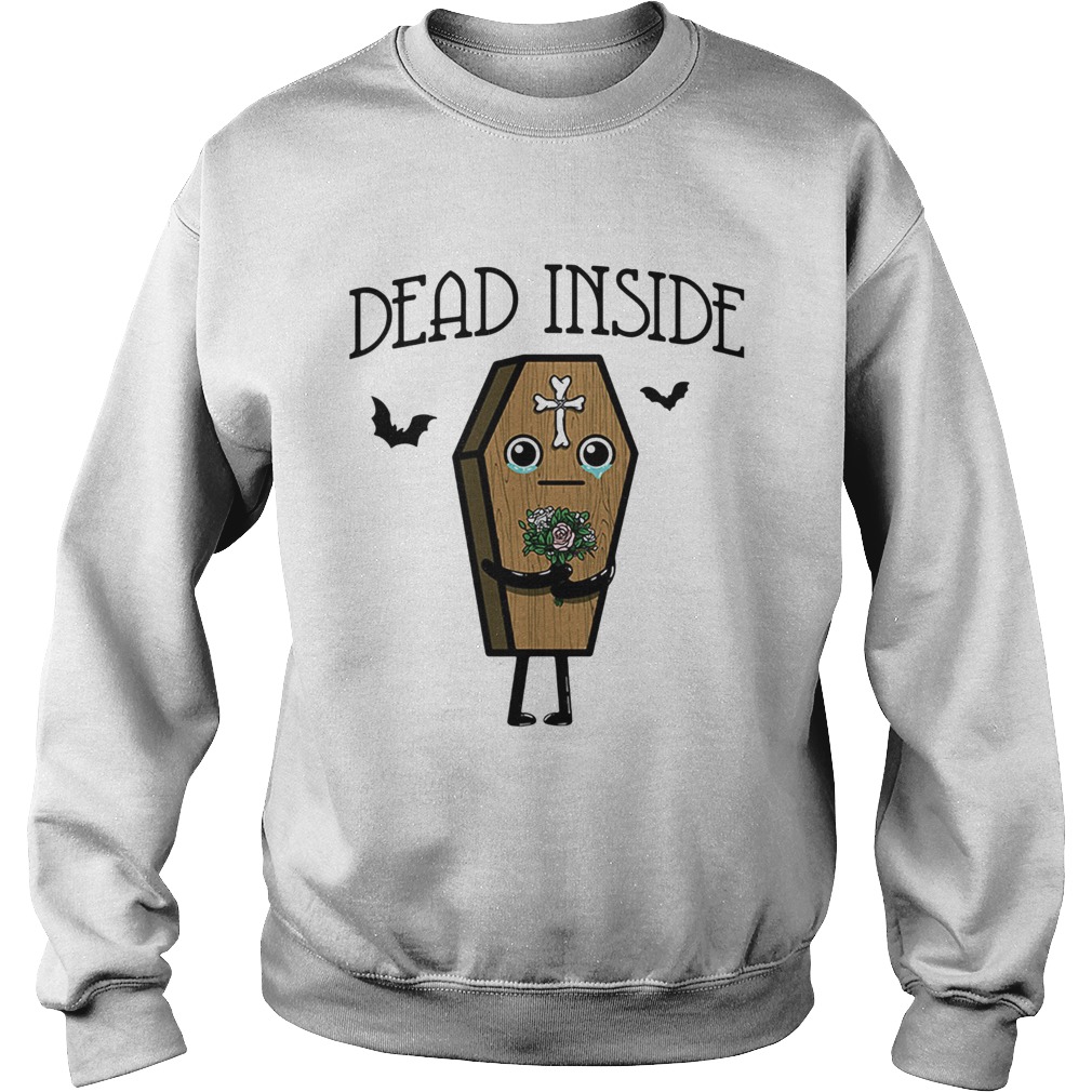 Halloween Coffin dead inside Sweatshirt