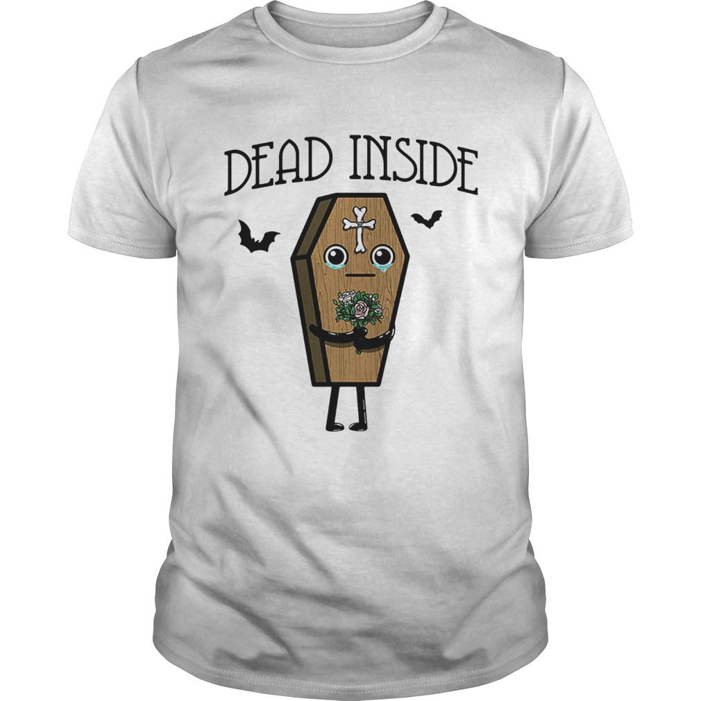 Halloween Coffin dead inside shirt