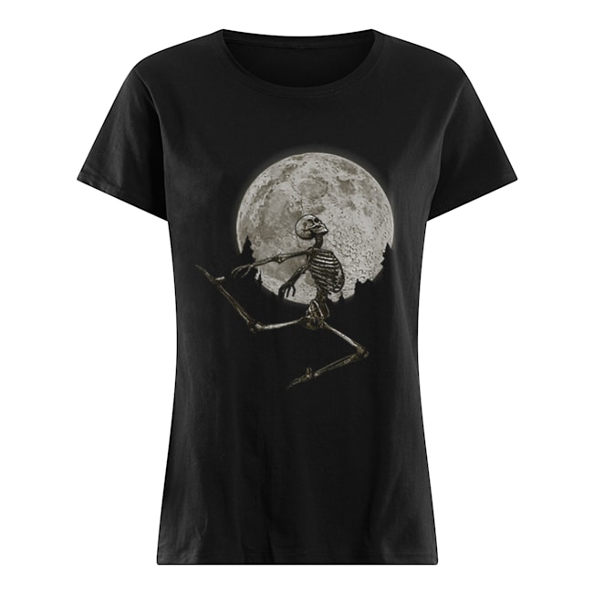 Halloween Dancing Ballet Skeleton Dancing Classic Women's T-shirt