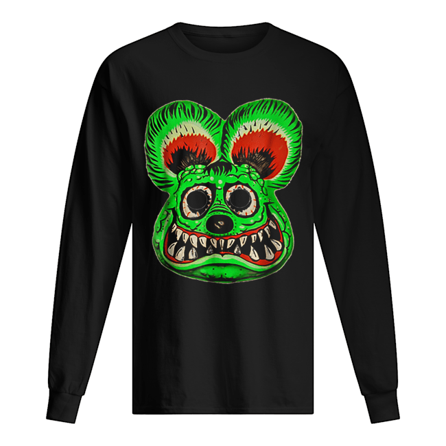 Halloween Ed Roth Green Rat Fink Horror Gift Long Sleeved T-shirt 