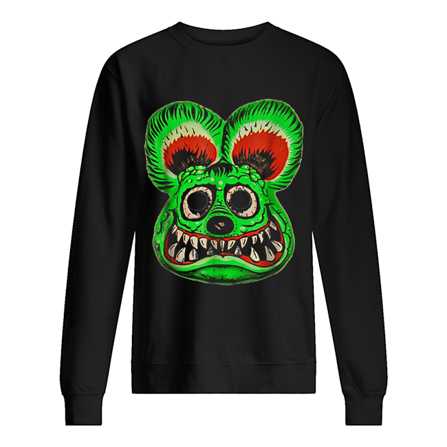 Halloween Ed Roth Green Rat Fink Horror Gift Unisex Sweatshirt