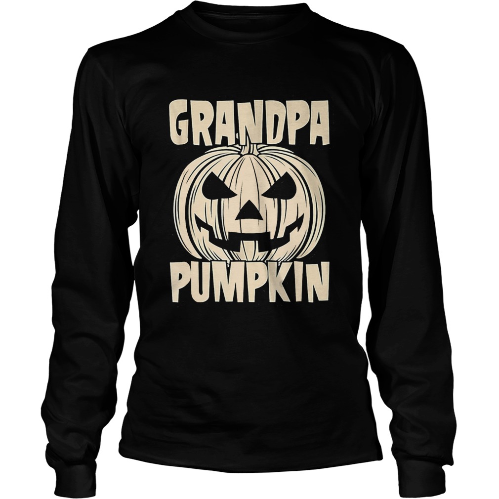 Halloween Grandpa Pumpkin Papa JackOLatern LongSleeve