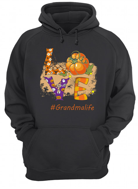 Halloween Love grandmalife Grandma Life T-Shirt Unisex Hoodie