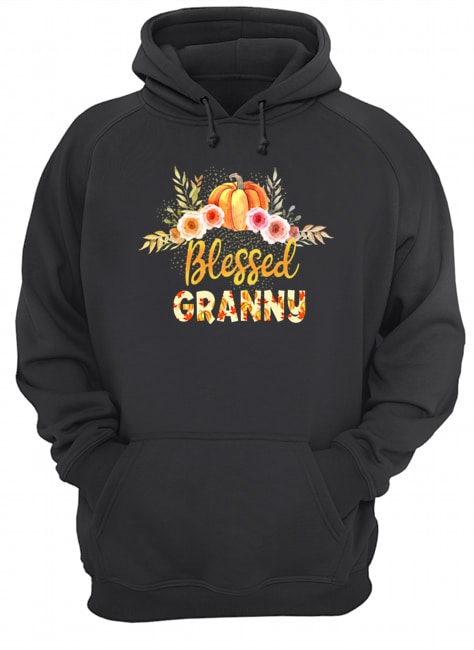 Halloween Pumpkin Blessed Granny Gift For Women Mom T-Shirt Unisex Hoodie