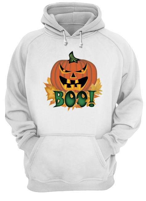 Halloween Pumpkin Boo Shirt Unisex Hoodie