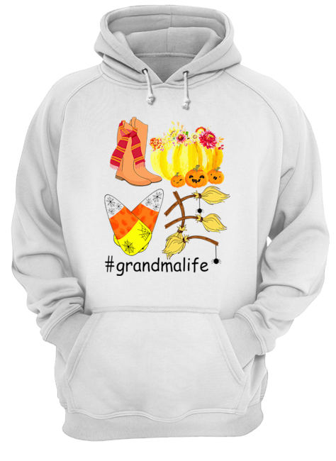 Halloween Pumpkin Love Grandmalife Grandma Life T-Shirt Unisex Hoodie