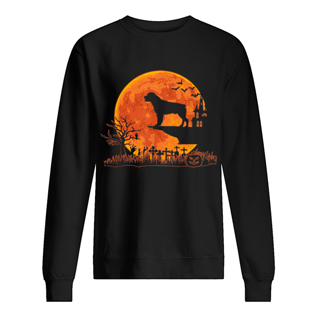Halloween Rottweiler Dog Moon Costume Gift Unisex Sweatshirt
