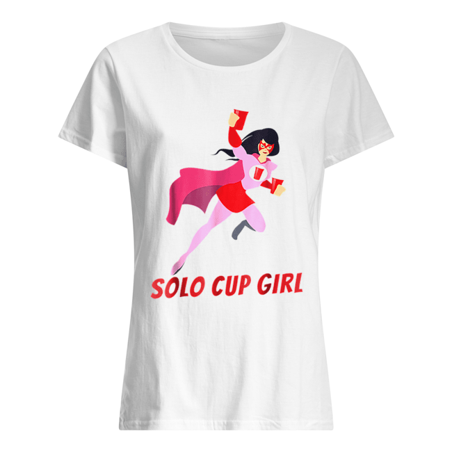 Halloween Solo Cup Women Beer Super Hero Costume Classic Women's T-shirt