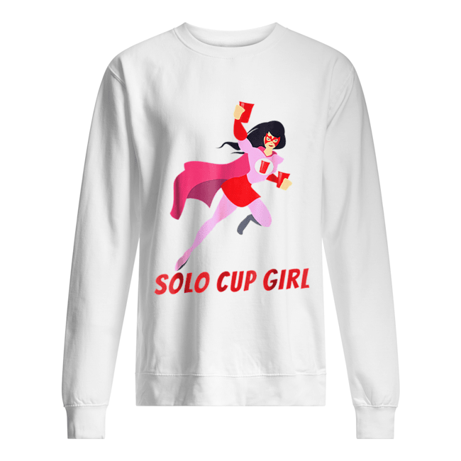 Halloween Solo Cup Women Beer Super Hero Costume Unisex Sweatshirt